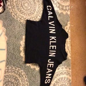 It’s a crop top but super soft and comfy.